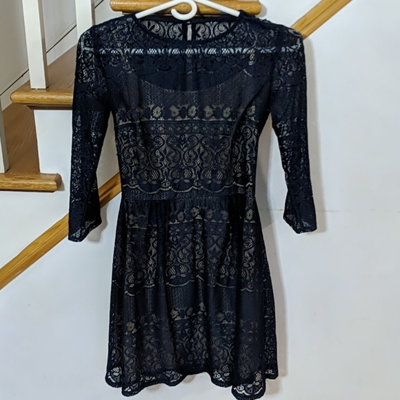 Juniors Dress- Navy Blue - Picture 1 of 4